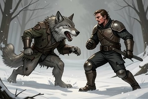 Drayton battles one of Bane's werewolf followers from "Insatiable Box Set: Books 1-4". Drayton battles one of Bane's werewolf followers at the point where the rescue of Adrienne and Mena collapses into a desperate rear-guard action.