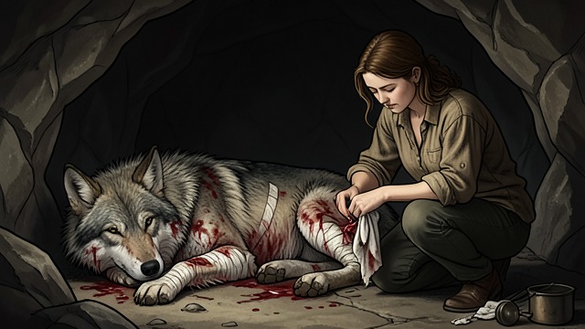 The Injured Wolf from "Insatiable Box Set: Books 1-4". The Injured Wolf Vulnerability in the cave Wilder lies gravely wounded while Adrienne discovers him and decides to tend his injuries instead of abandoning him.