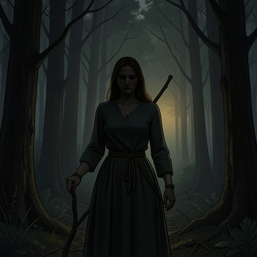 Adrienne’s Wilderness Ordeal from "Insatiable Box Set: Books 1-4". This flow follows Adrienne’s transformation from stranded traveler to a survivor who must repeatedly choose between uncertain escape and immediate safety.