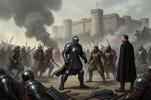 Battle of Rolanda from "Awakening the Angel System: Apocalypse: A LitRPG Progression Fantasy". The Battle of Rolanda is the decisive Imperial attack on the Roland capital, where military strategy, dynastic vengeance, and personal recognition collapse…