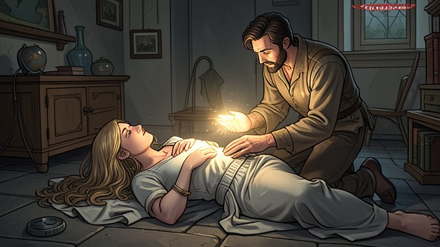 Healing the Enemy from "Awakening the Angel System: Apocalypse: A LitRPG Progression Fantasy". Leona’s Broken Ribs Jack heals Leona after their training duel. His first public display of power is restorative rather than destructive.