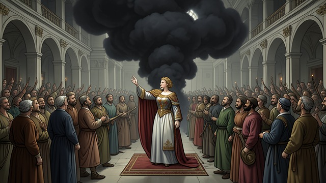 The Magna Galla Purge from "Awakening the Angel System: Apocalypse: A LitRPG Progression Fantasy". A Planned Massacre Selfia uses the gala to gather political opponents and orders a coordinated purge across the Empire.