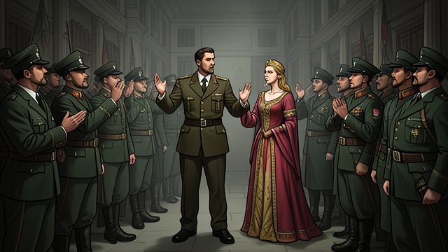 Public King from "Awakening the Angel System: Apocalypse: A LitRPG Progression Fantasy". The King Among Soldiers Jack leaves his rooms and begins appearing before Selfian troops.