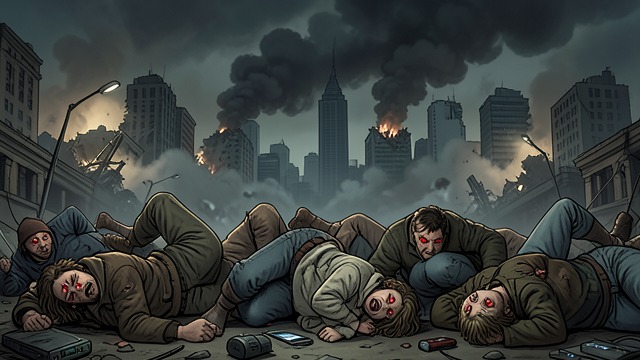 Global Activation from "Awakening the Angel System: Apocalypse: A LitRPG Progression Fantasy". Bodies Across Nations People with red eyes begin spasming and dying across the Empire, the Corporate Alliance, and other territories.