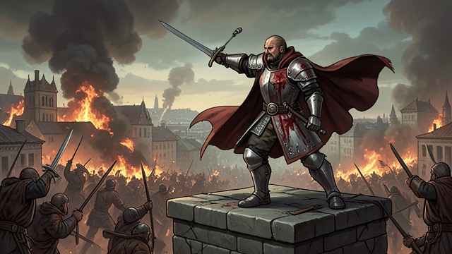 Hoffman’s Last Stand from "Awakening the Angel System: Apocalypse: A LitRPG Progression Fantasy". The Final Officer Hoffman remains in Windermere after the army retreats.