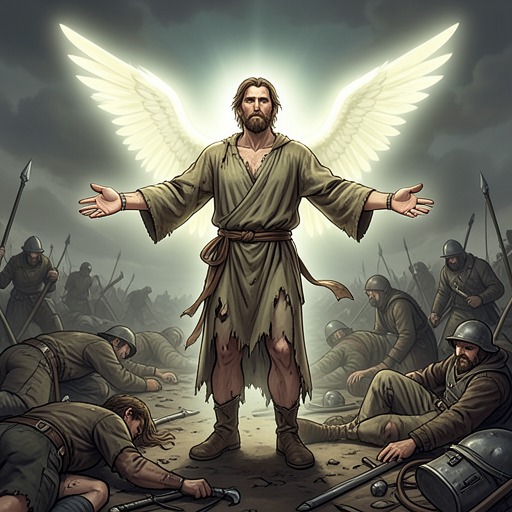 Jack’s Rise from Exile to Angel from "Awakening the Angel System: Apocalypse: A LitRPG Progression Fantasy". This flow traces Jack Tanjihiro Chae-wong’s transformation from an isolated survivor into a world-shaping angel who chooses responsibility over escape.