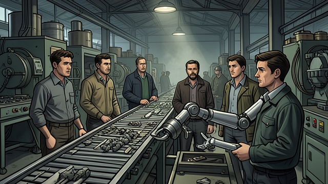 Automation’s Pressure from "The Ownership Wars: Who Owns You". Automation’s Pressure Jobs Disappear Technology and automation begin to erode middle-class employment as effectively as working-class jobs.