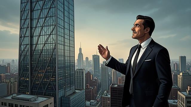The Property Image from "The Ownership Wars: Who Owns You". The Property Image Wealth on Display The public persona is built through towers, luxury, branding, and claims of exceptional success.