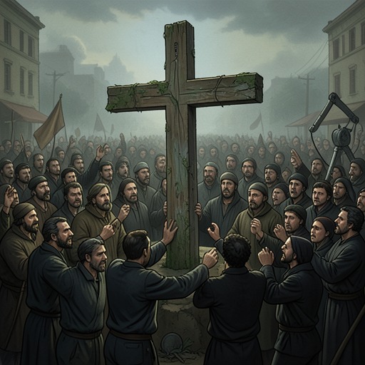 The Religious Rejection from "The Ownership Wars: Who Owns You". This flow traces the book’s attack on mainstream religion as a rival system of authority and inherited obedience.