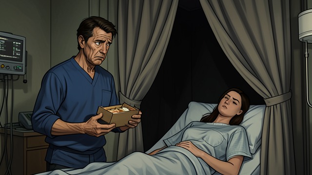 The Hospital Visit from "Holding Out for a Hero ▸ Stiles Stilinski (2)". The Hospital Visit Ordinary Care Carson Bradley brings Thai food and clothes to Lydia Martin in Beacon Hills Hospital.