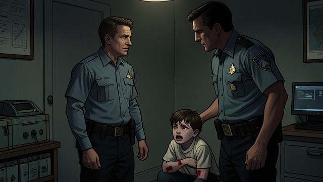 The Abusive Home from "Holding Out for a Hero ▸ Stiles Stilinski (2)". The Abusive Home Testimony Jackson Whittemore tells Sheriff Stilinski that Isaac's father used to hit him.