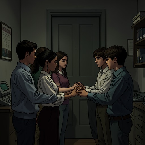 Secrecy and Trust from "Holding Out for a Hero ▸ Stiles Stilinski (2)". The supernatural secrecy rule protects families from panic but increasingly damages the relationships that the protagonists are trying to preserve.