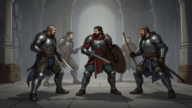 Role Formation from "World of Warcraft Battle For Azeroth, Gameplay, Tips, Characters, Builds, Leveling, Raids, Weapons, Items, Game Guide Unofficial". The Rival Party Advanced artificial intelligence forms a group that acts in player-like class roles.