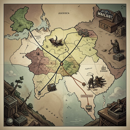 The Zone Route Mosaic from "World of Warcraft Battle For Azeroth, Gameplay, Tips, Characters, Builds, Leveling, Raids, Weapons, Items, Game Guide Unofficial". This flow follows the recommended geographic path through the major leveling eras.
