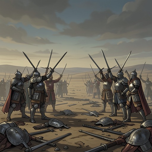 The Warfront Mobilization from "World of Warcraft Battle For Azeroth, Gameplay, Tips, Characters, Builds, Leveling, Raids, Weapons, Items, Game Guide Unofficial". This flow follows the transformation of faction rivalry into resource gathering, construction, and base assaults.