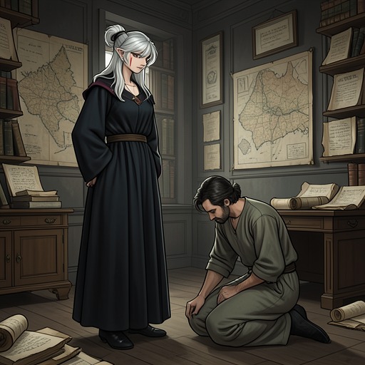 Vivi and Winston’s Old Bond from "New Life as a Max Level Archmage". This flow explores the enduring master-servant relationship between Vivisari and Winston after a century of separation.