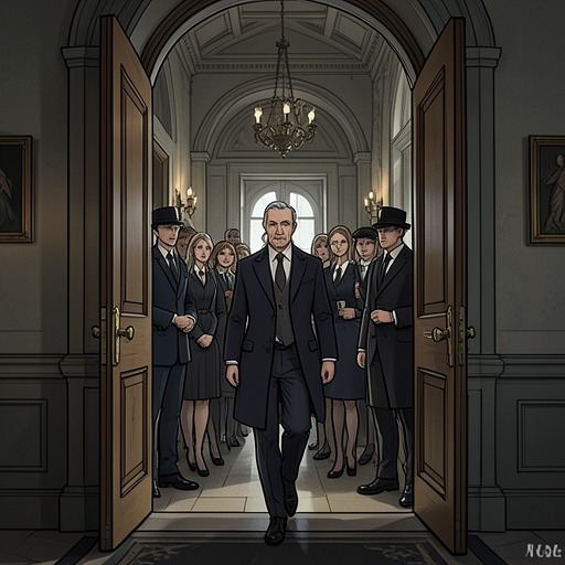 The White Glove Academy from "New Life as a Max Level Archmage". This flow traces the transformation of Vivisari’s abandoned home into Winston’s elite institution and the violent reunion that follows.