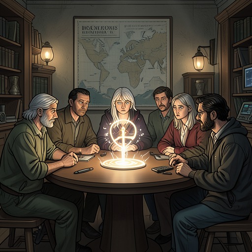 The Meaning of a Guild from "New Life as a Max Level Archmage". This flow traces the changing meaning of Vanguard and the competing ideas of guilds as businesses, communities, and instruments of salvation.