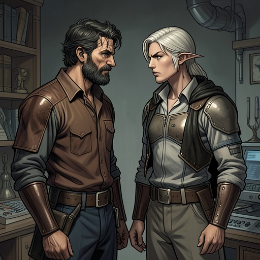 Jasper and Mae’s Partnership from "New Life as a Max Level Archmage". This flow traces the teasing but durable bond between Jasper and Mae as they move from adventuring partners into Vanguard’s renewed orbit.