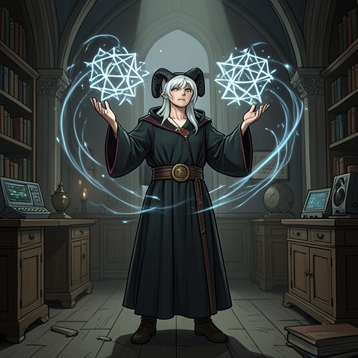Magic as a System of Mastery from "New Life as a Max Level Archmage". This flow traces how the book presents magic as both technical discipline and dangerous art.