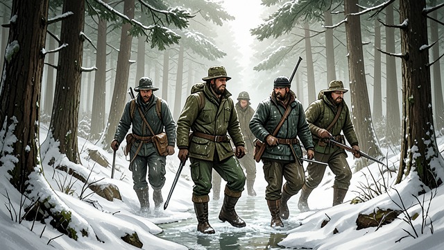 The Woods Reopen from "When the Cold Breathes A Ragnar Stormbringer Tale A Ragnar Stormbringer Tale". A Shared Landscape Restored Hunters and Fishers Return Cnut tells Ragnar that groups have gone hunting and fishing through the ice.