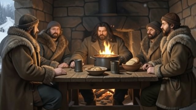 The Refuge Outlasts the Crisis from "When the Cold Breathes A Ragnar Stormbringer Tale A Ragnar Stormbringer Tale". A Community Reclaimed Aid After the Battle Ragnar reports to Jarl Thryggvi and the villagers after the wights are defeated.