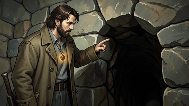 Revealing the Tunnel from "When the Cold Breathes A Ragnar Stormbringer Tale A Ragnar Stormbringer Tale". A Childhood Discovery Returns Finding the Entrance Dvar leads Ragnar to the hidden tunnel he explored as a child.