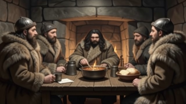 A Guest for the Cold Season from "When the Cold Breathes A Ragnar Stormbringer Tale A Ragnar Stormbringer Tale". Shelter in the North A Deliberate Pause Ragnar stays as a guest of Jarl Thryggvi rather than begin a southern journey in the harshest part of winter.