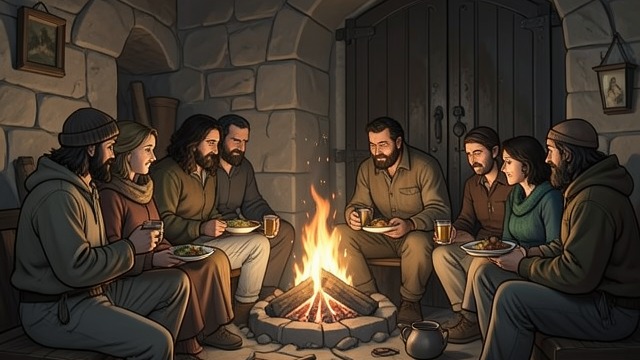 Rest Before the Crisis from "When the Cold Breathes A Ragnar Stormbringer Tale A Ragnar Stormbringer Tale". A Traveler Pauses Choosing Comfort Ragnar postpones his southward journey through the worst of the northern winter.