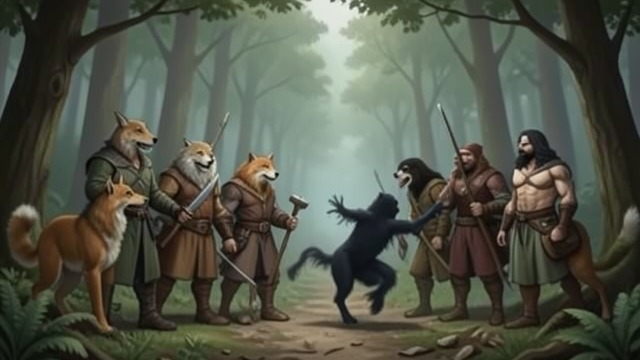 The Forest Fights as One from "When the Cold Breathes A Ragnar Stormbringer Tale A Ragnar Stormbringer Tale". Cooperation Across Difference Animals Aid One Another Predators that ordinarily compete assist other species under attack.
