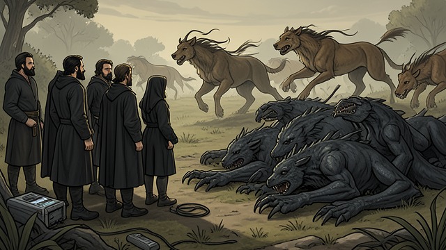 The Wights’ Defeat from "When the Cold Breathes A Ragnar Stormbringer Tale A Ragnar Stormbringer Tale". The Numbers Turn A Second Force Appears Belshezan’s call brings predators from across the region.