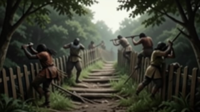 The Palisade Holds from "When the Cold Breathes A Ragnar Stormbringer Tale A Ragnar Stormbringer Tale". Defense Through Position Attackers Bottlenecked The wights can climb the rampart, but the palisade forces them to reach the defenders in a narrow line.