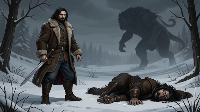 The Shape Behind the Beast from "When the Cold Breathes A Ragnar Stormbringer Tale A Ragnar Stormbringer Tale". A Hunt Changes Meaning The Mayak Falls Ragnar draws the Mayak into a fight and wounds it repeatedly with Raven Caller.