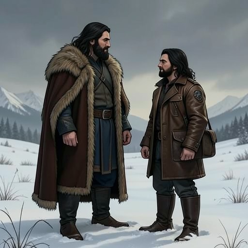 Ragnar and Belshezan’s Mutual Respect from "When the Cold Breathes A Ragnar Stormbringer Tale A Ragnar Stormbringer Tale". This flow traces the trust that develops between two warriors who approach power differently but choose to defend the same living world.
