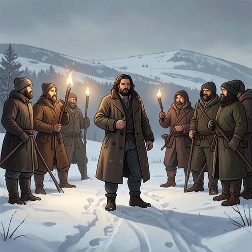 Cnut’s Movement from Fear to Resolve from "When the Cold Breathes A Ragnar Stormbringer Tale A Ragnar Stormbringer Tale". This flow traces Cnut’s passage from anxious hesitation toward a more active role in protecting his community.