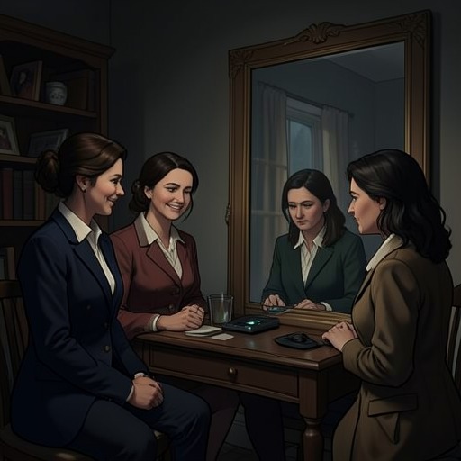 The Women’s Circle from "MY POSSESSIVE BILLIONAIRE". This flow follows the supportive and judgmental female relationships that help Sophia Castello interpret romance, reputation, and independence.