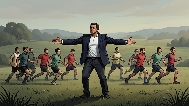 The Manipulated Match from "Player Manager: A Sports Progression Fantasy". The Manipulated Match Max directly changes formations, roles, passing styles, and set-piece decisions.
