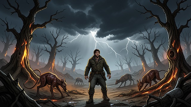 Entering a Sick Land from "Gunsoul". Entering a Sick Land Yuan enters a Thunderlands region whose qi is contaminated by radiation and whose wildlife is hostile.