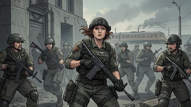 Holster Joins the Mission from "Gunsoul". Holster Joins the Mission Holster takes part in the wider effort to dismantle violent institutions and free captives.