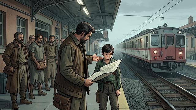 Shared Decisions from "Gunsoul". Shared Decisions Orient asks Yuan where she should take the refugees now that their city has been destroyed.