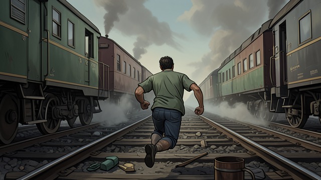 The Final Pursuit from "Gunsoul". The Final Pursuit The Gun targets the train and threatens Holster and Orient, forcing Yuan to choose between flight and confrontation.