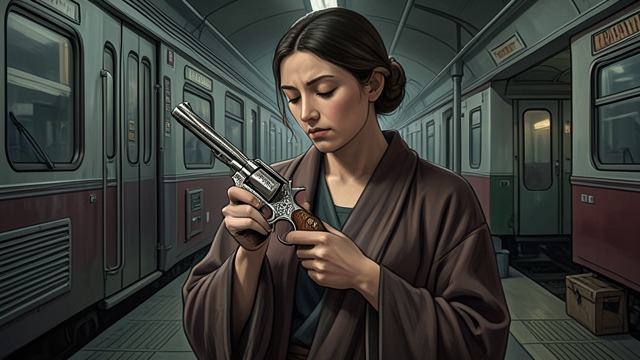 A Gift Repaired from "Gunsoul". A Gift Repaired Holster restores Yuan’s destroyed revolver with sutras and feng shui.