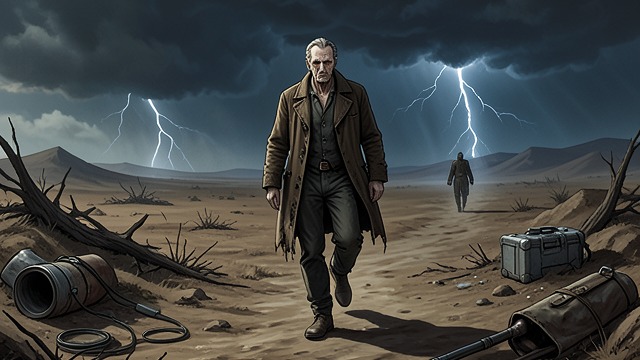 A Slow Pursuit from "Gunsoul". A Slow Pursuit The Gun follows Yuan across the wasteland as Revolver’s remaining consciousness struggles to surface.