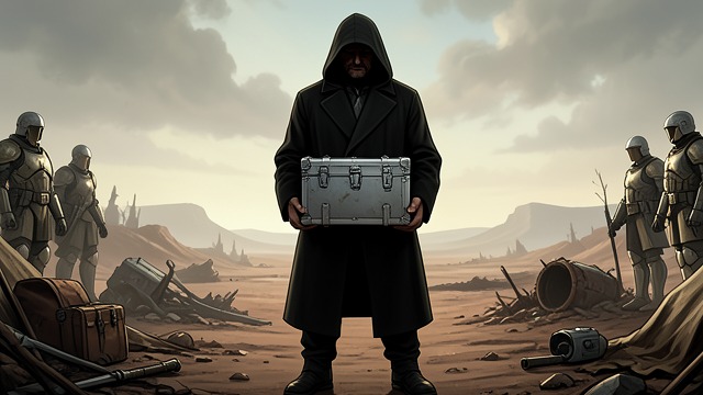 A Nuclear Client from "Gunsoul". A Nuclear Client Manhattan hires Yuan to carry the Cube of Natho without revealing its full purpose.