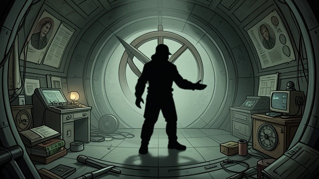 The Target Within the Game from "Gunsoul". The Target Within the Game Yuan notices that the Gun’s shadow is present inside the Authority but is not participating in the roulette.