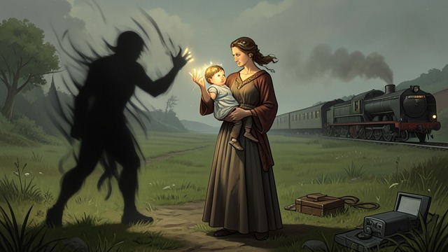 The Child as a Target from "Gunsoul". The Child as a Target The Rad-Hag contacts the group and demands Holster, whose Human Pillar nature could feed the corrupted land.