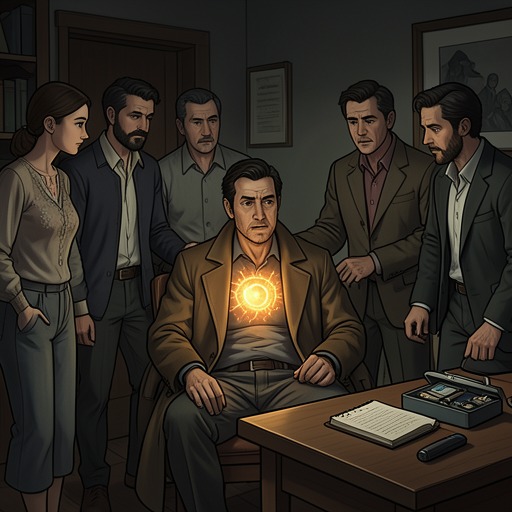 The Human Pillar’s Core from "Gunsoul". Holster’s damaged cultivation core becomes a continuing medical and emotional problem that shapes the group’s long-term journey.