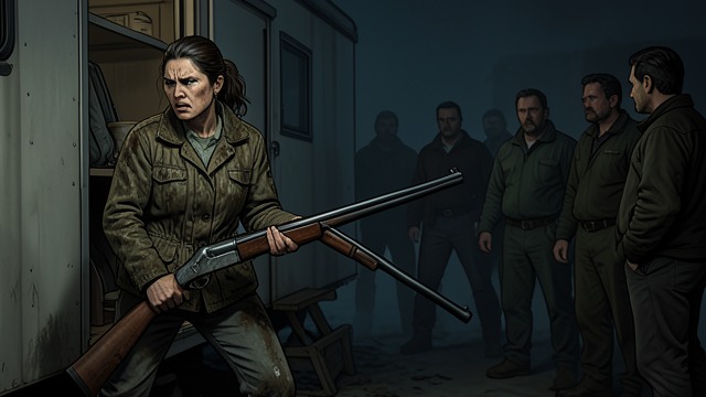 The Gun in Hand from "My Dark Mate: A Rejected Mate Werewolf Shifter Romance". The Gun in Hand Rage When men harass Ren's trailer, she grabs Shane's shotgun and confronts the darkness outside.