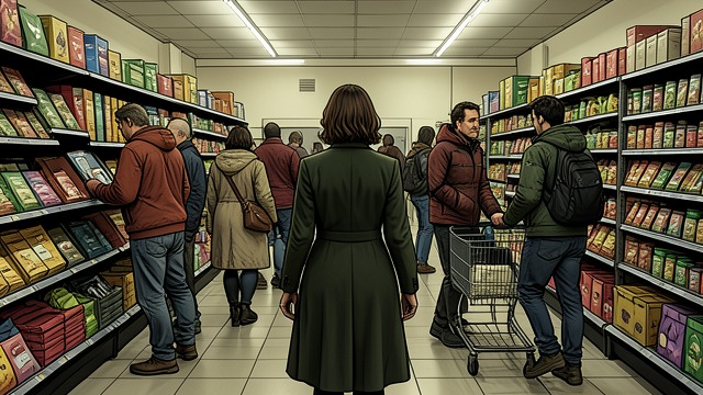 Outsider at the Store from "My Dark Mate: A Rejected Mate Werewolf Shifter Romance". Outsider at the Store Hostility The grocery store confrontation makes Ren's social exclusion public. The women reduce her to the story of Shane's death.