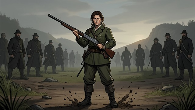 The Shotgun Bluff from "My Dark Mate: A Rejected Mate Werewolf Shifter Romance". The Shotgun Bluff Defiance Ren fires Shane's shotgun into the dirt and challenges the men outside.